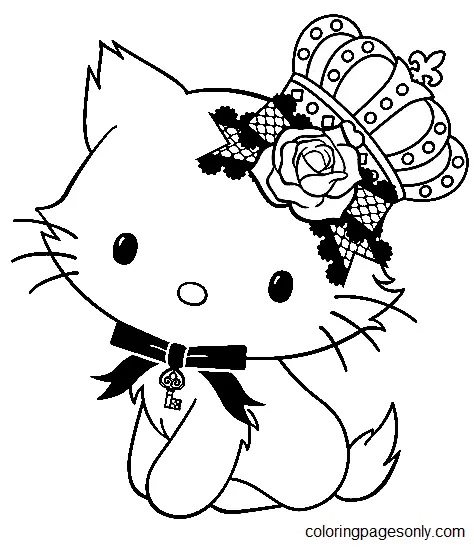 Çocuklar İçin Charmmy Kitty Boyama Sayfaları 