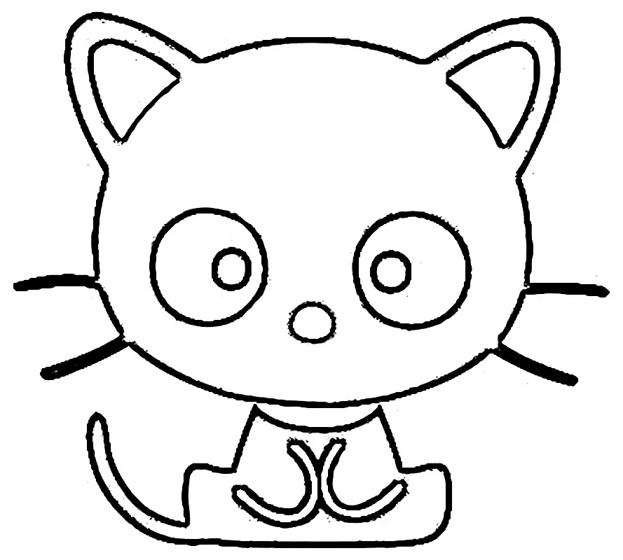 Çocuklar İçin Chococat Boyama Sayfaları 