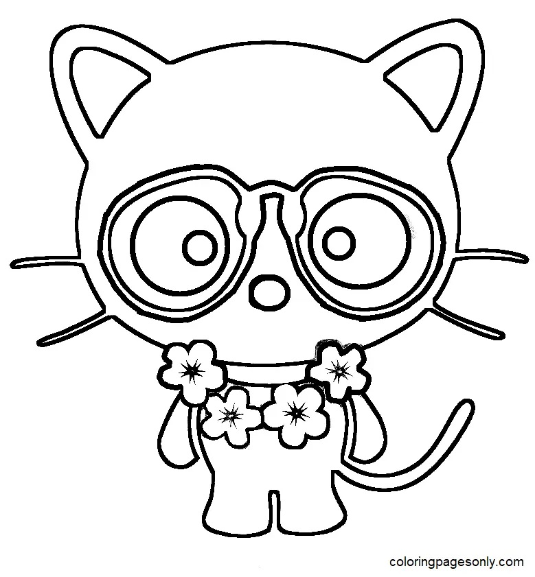 Çocuklar İçin Chococat Boyama Sayfaları 