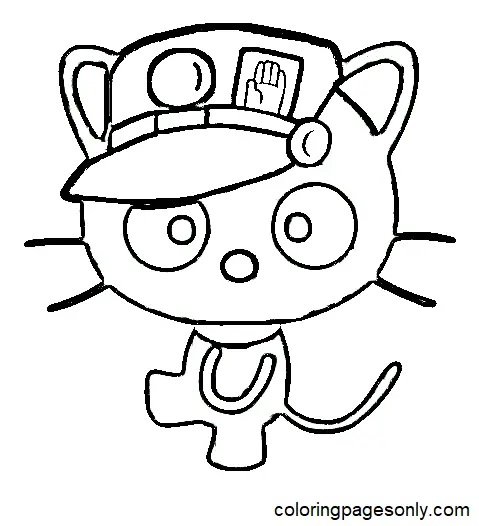 Çocuklar İçin Chococat Boyama Sayfaları 