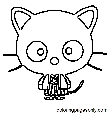 Çocuklar İçin Chococat Boyama Sayfaları 