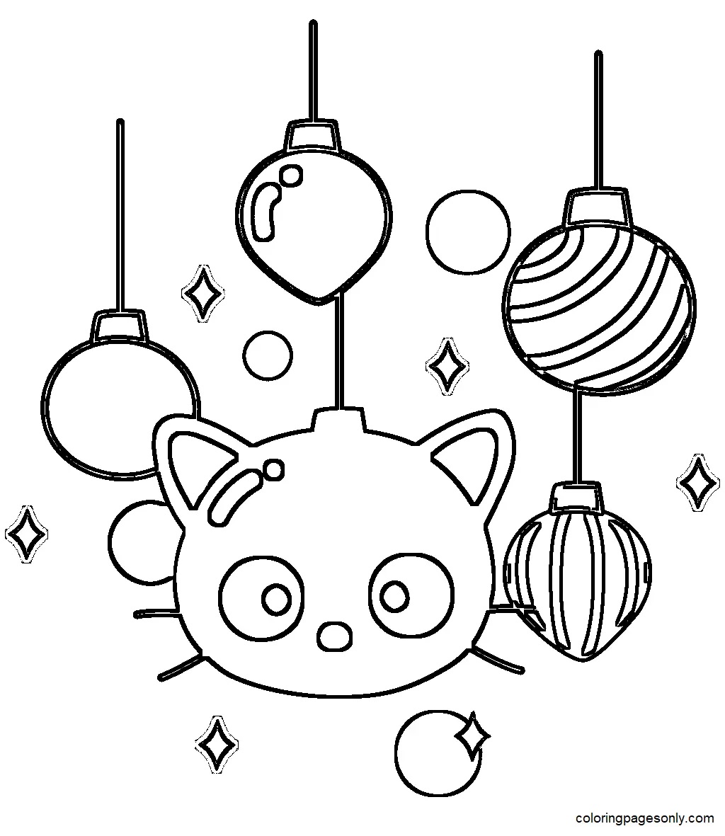 Çocuklar İçin Chococat Boyama Sayfaları 