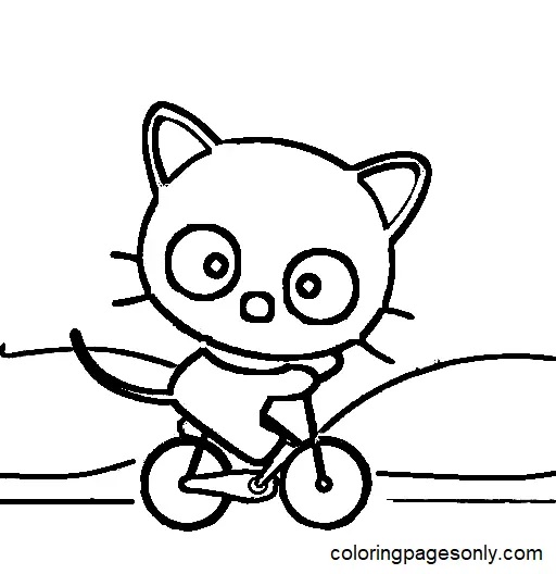 Çocuklar İçin Chococat Boyama Sayfaları 
