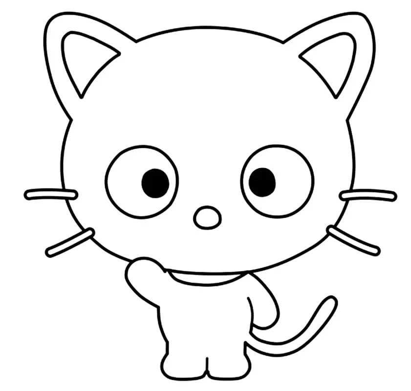 Çocuklar İçin Chococat Boyama Sayfaları 