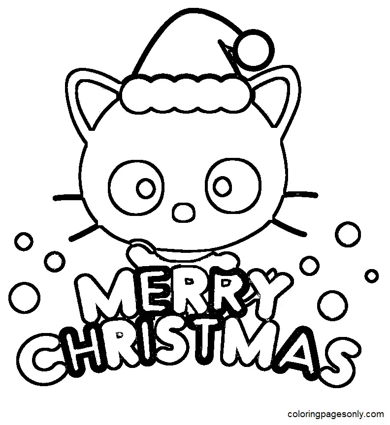 Çocuklar İçin Chococat Boyama Sayfaları 