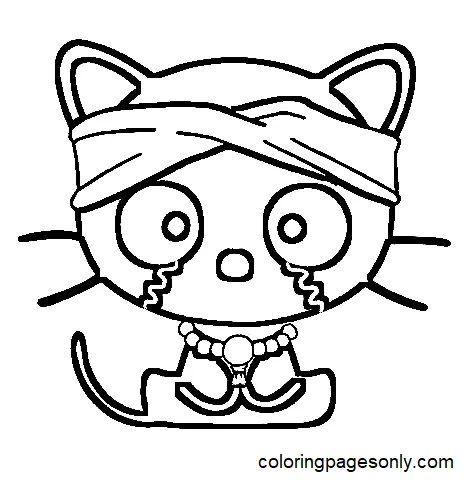 Çocuklar İçin Chococat Boyama Sayfaları 