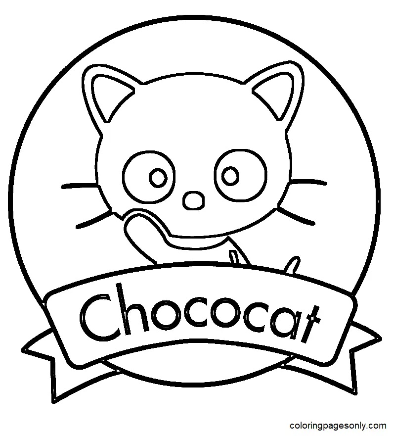 Çocuklar İçin Chococat Boyama Sayfaları 