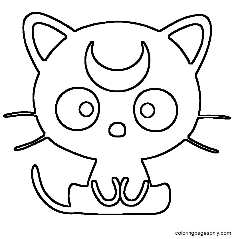 Çocuklar İçin Chococat Boyama Sayfaları 