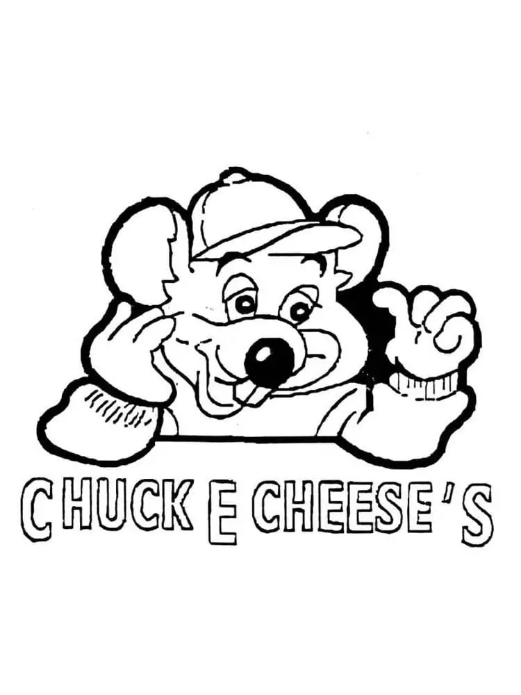 Çocuklar İçin Chuck e Cheese Boyama Sayfaları 