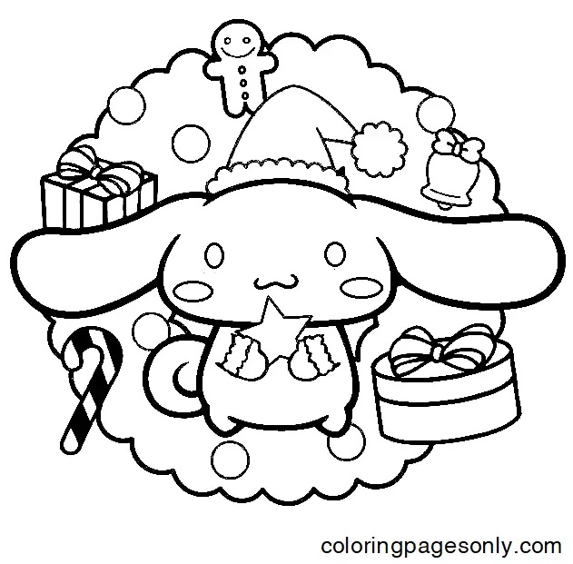 Çocuklar İçin Cinnamoroll Boyama Sayfaları 