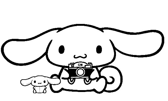 Çocuklar İçin Cinnamoroll Boyama Sayfaları 
