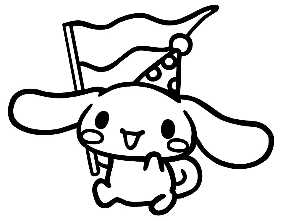 Çocuklar İçin Cinnamoroll Boyama Sayfaları 