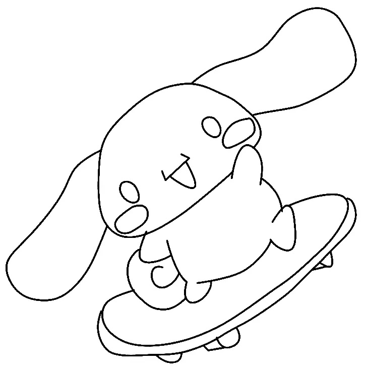 Çocuklar İçin Cinnamoroll Boyama Sayfaları 