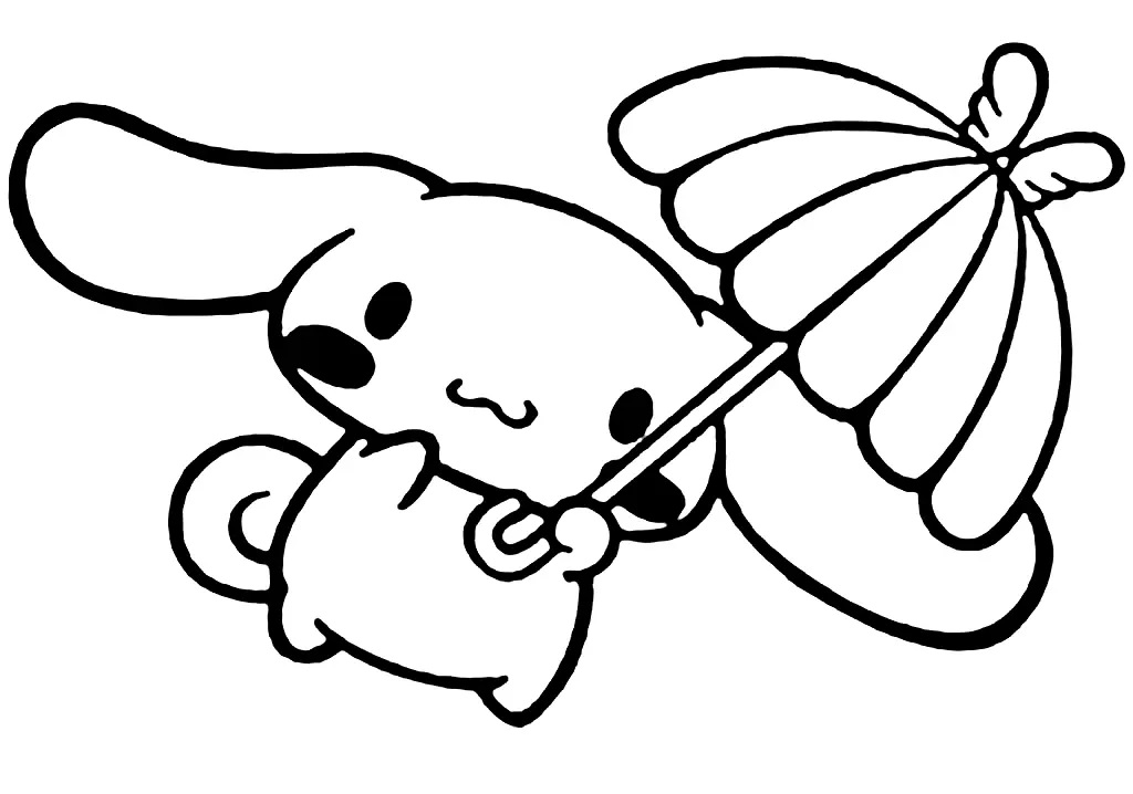 Çocuklar İçin Cinnamoroll Boyama Sayfaları 