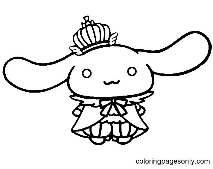 Çocuklar İçin Cinnamoroll Boyama Sayfaları 