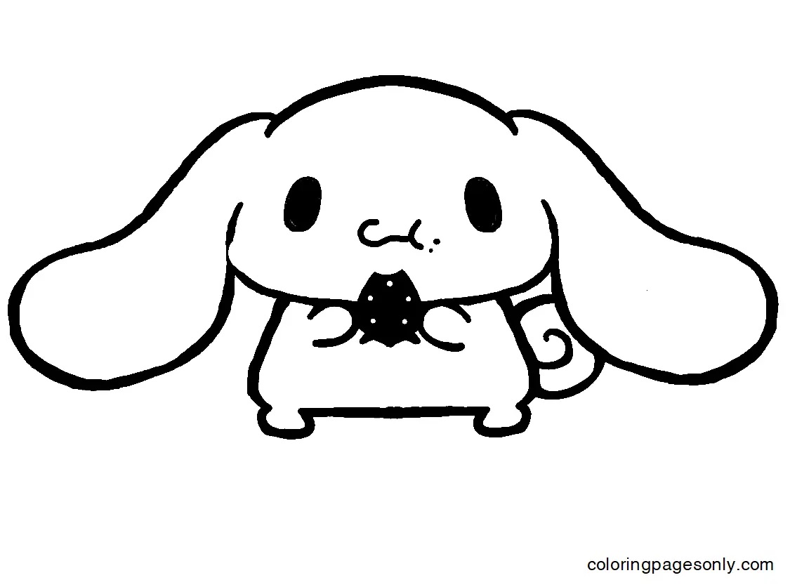 Çocuklar İçin Cinnamoroll Boyama Sayfaları 