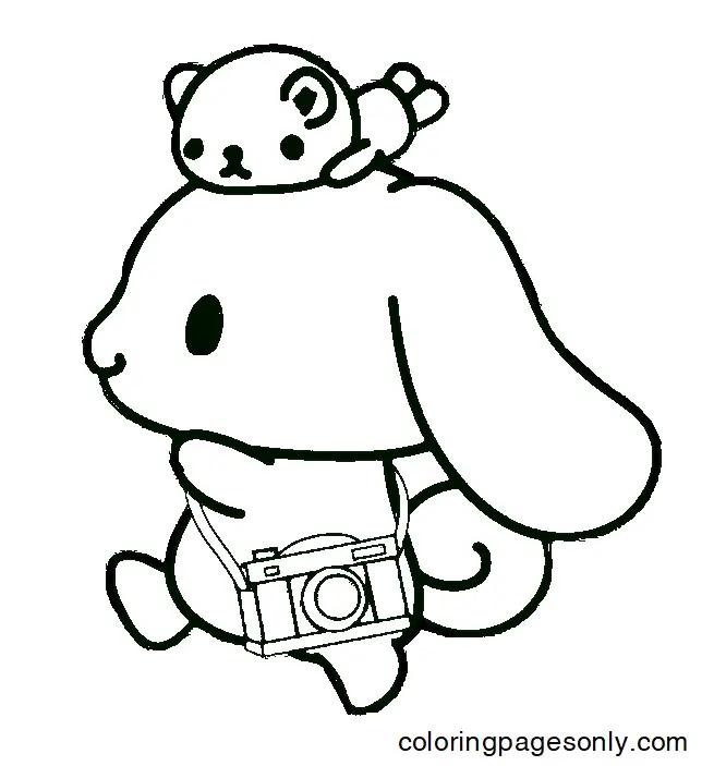Çocuklar İçin Cinnamoroll Boyama Sayfaları 