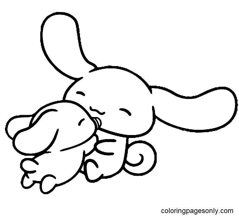 Çocuklar İçin Cinnamoroll Boyama Sayfaları 