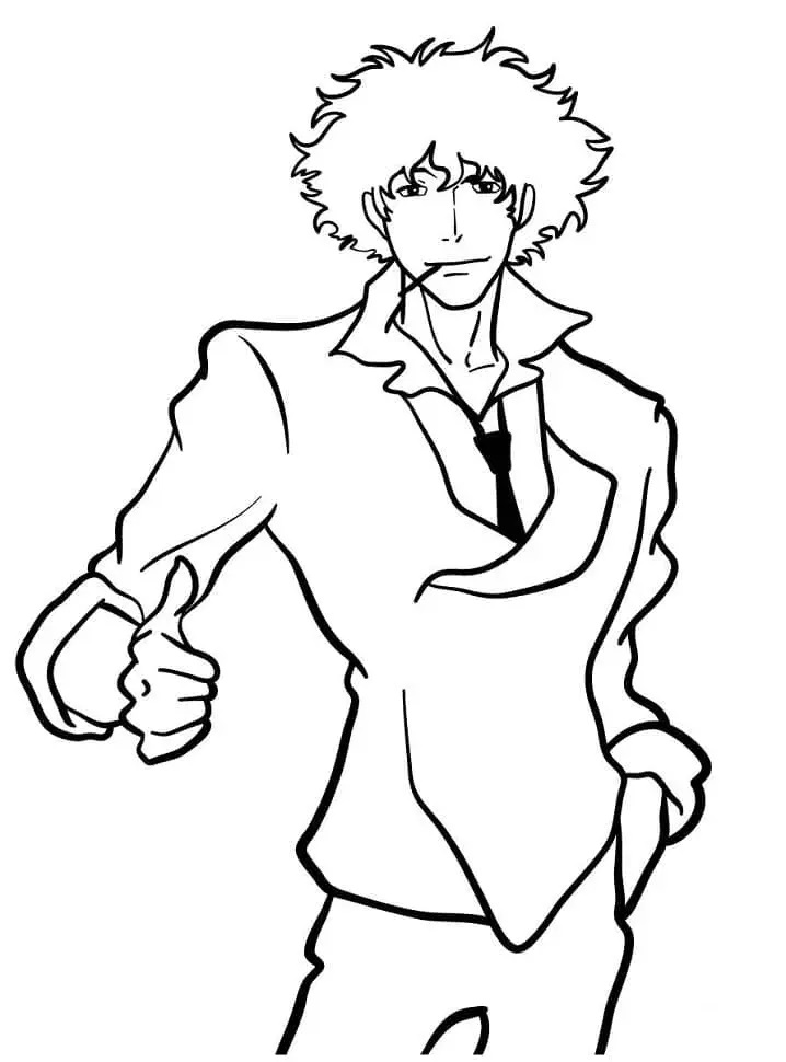 Çocuklar İçin cowboy-bebop Boyama Sayfaları 