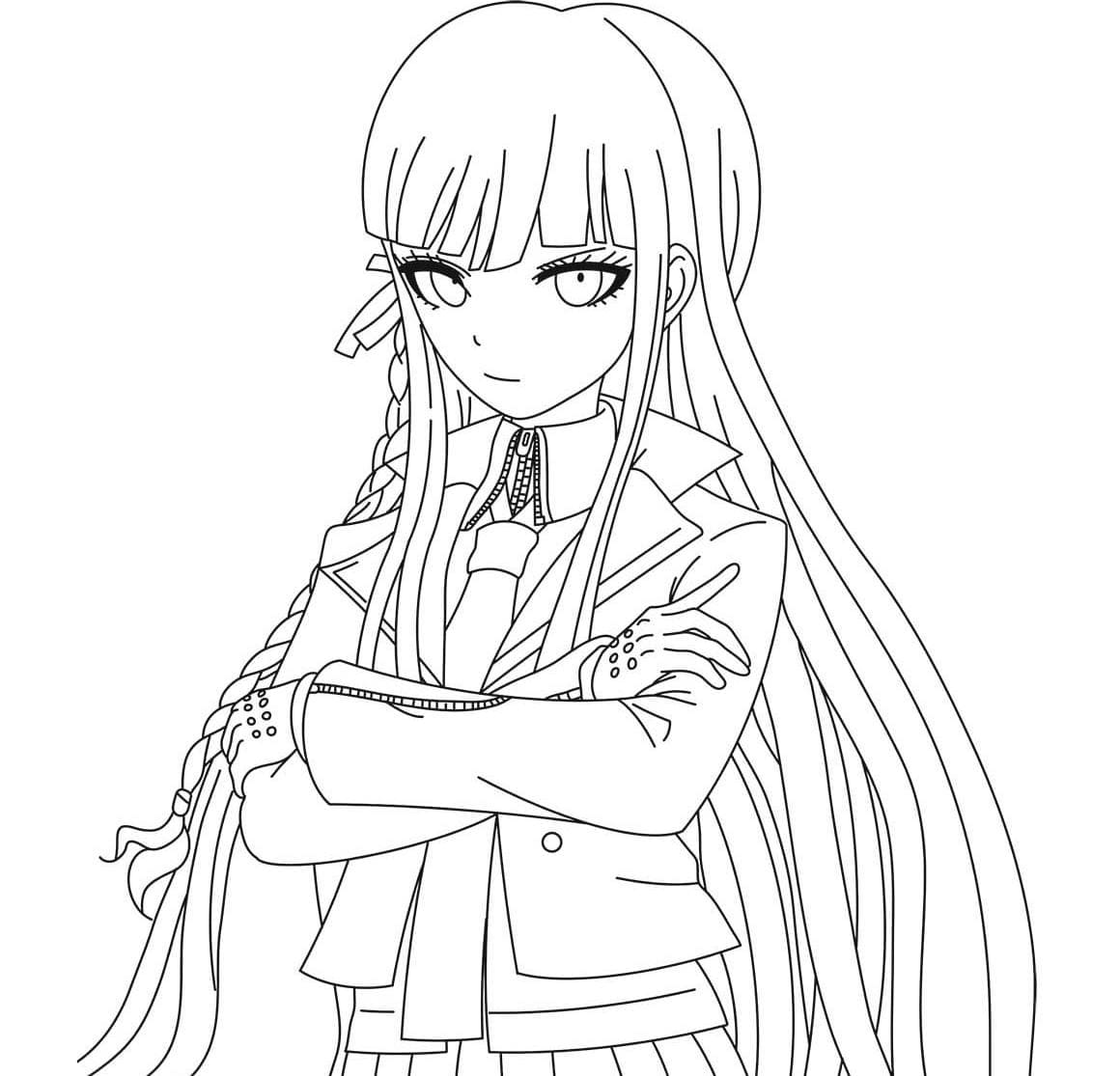 Çocuklar İçin Danganronpa Boyama Sayfaları 
