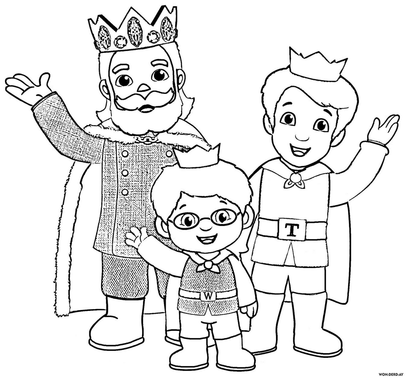 Çocuklar İçin Daniel Tiger Boyama Sayfaları 