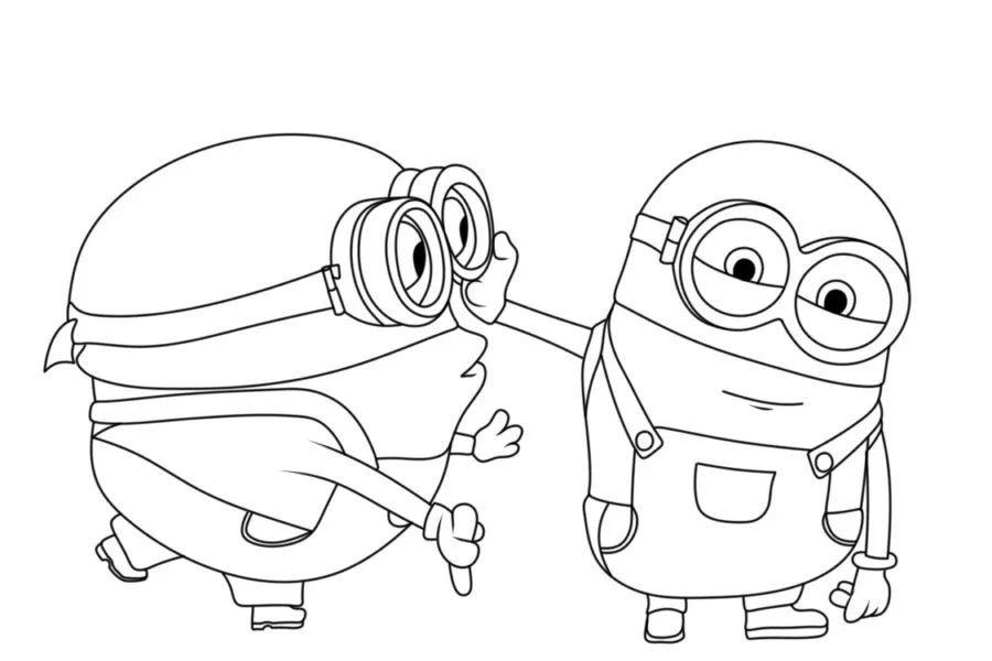 Çocuklar İçin Despicable Me-4 Boyama Sayfaları 