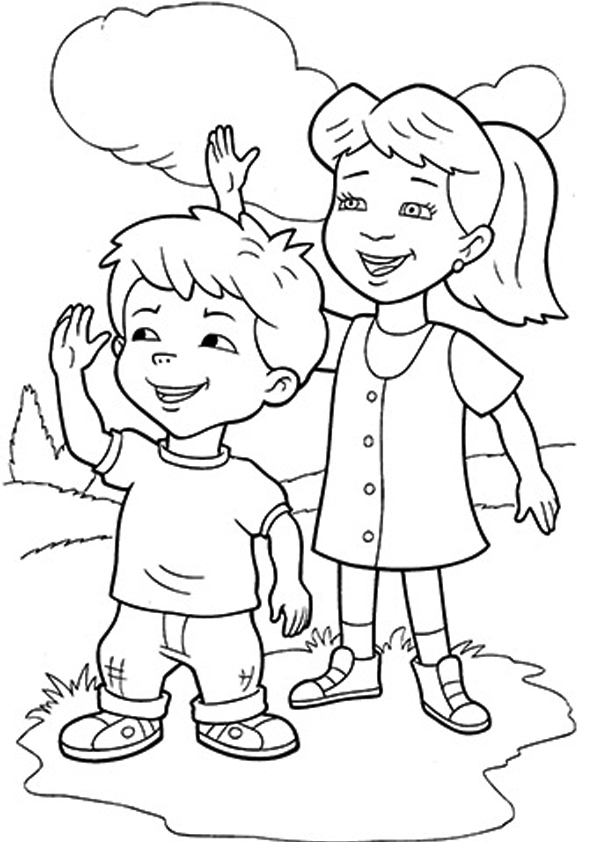 Çocuklar İçin Dragon Tales Ejderha Hikayeleri Boyama Sayfaları 