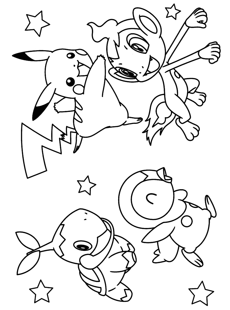 Çocuklar İçin Eevee Pokemon Boyama Sayfaları 
