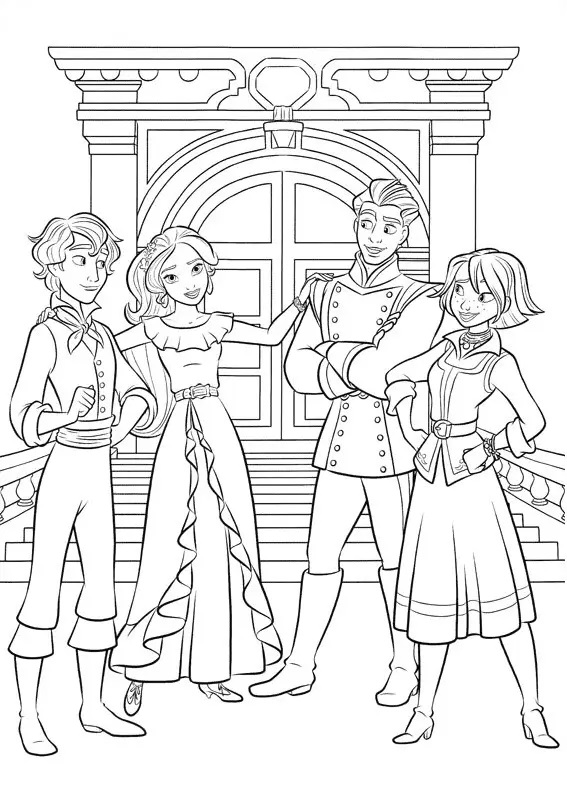 Çocuklar İçin Elena of Avalor Boyama Sayfaları 