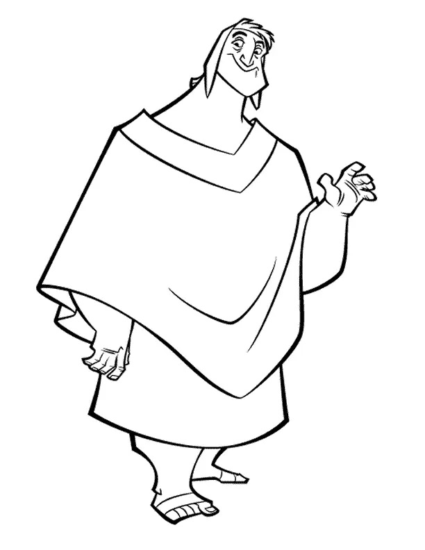 Çocuklar İçin Emperor s New Groove Boyama Sayfaları 
