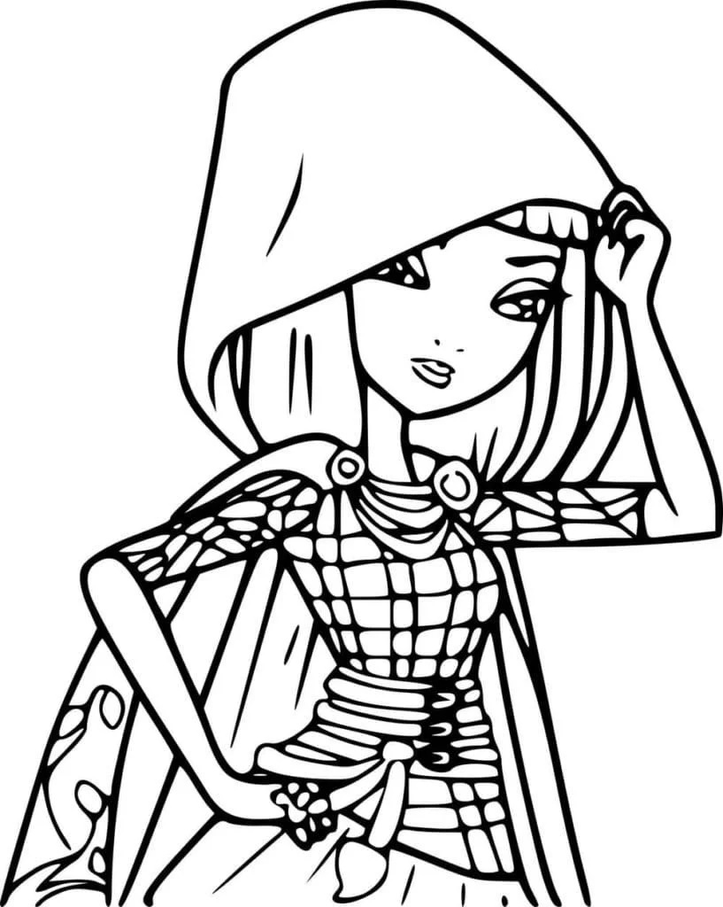 Çocuklar İçin Ever After High Boyama Sayfaları 