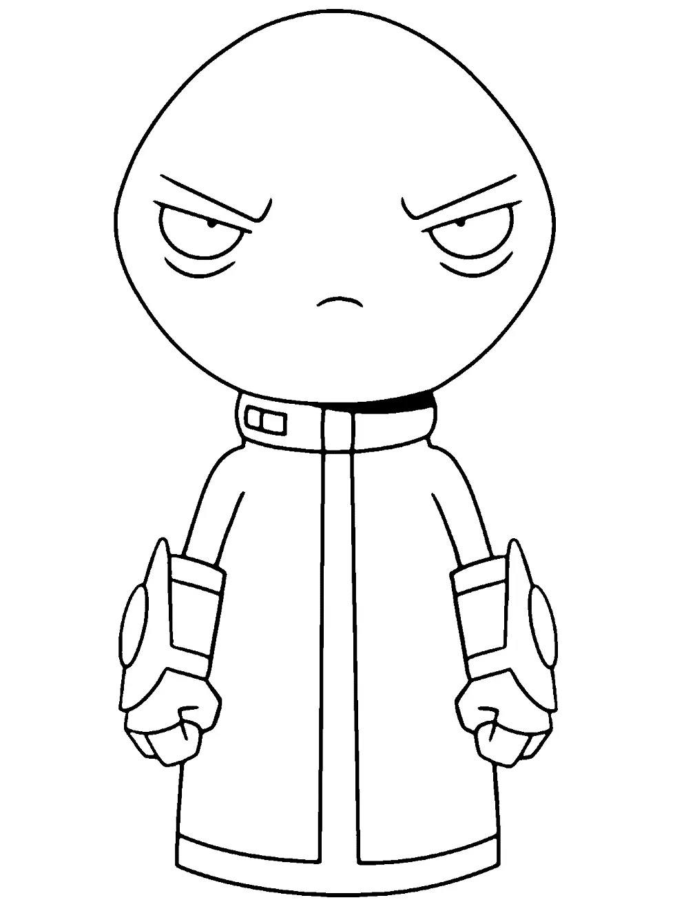 Çocuklar İçin Final Space Boyama Sayfaları 
