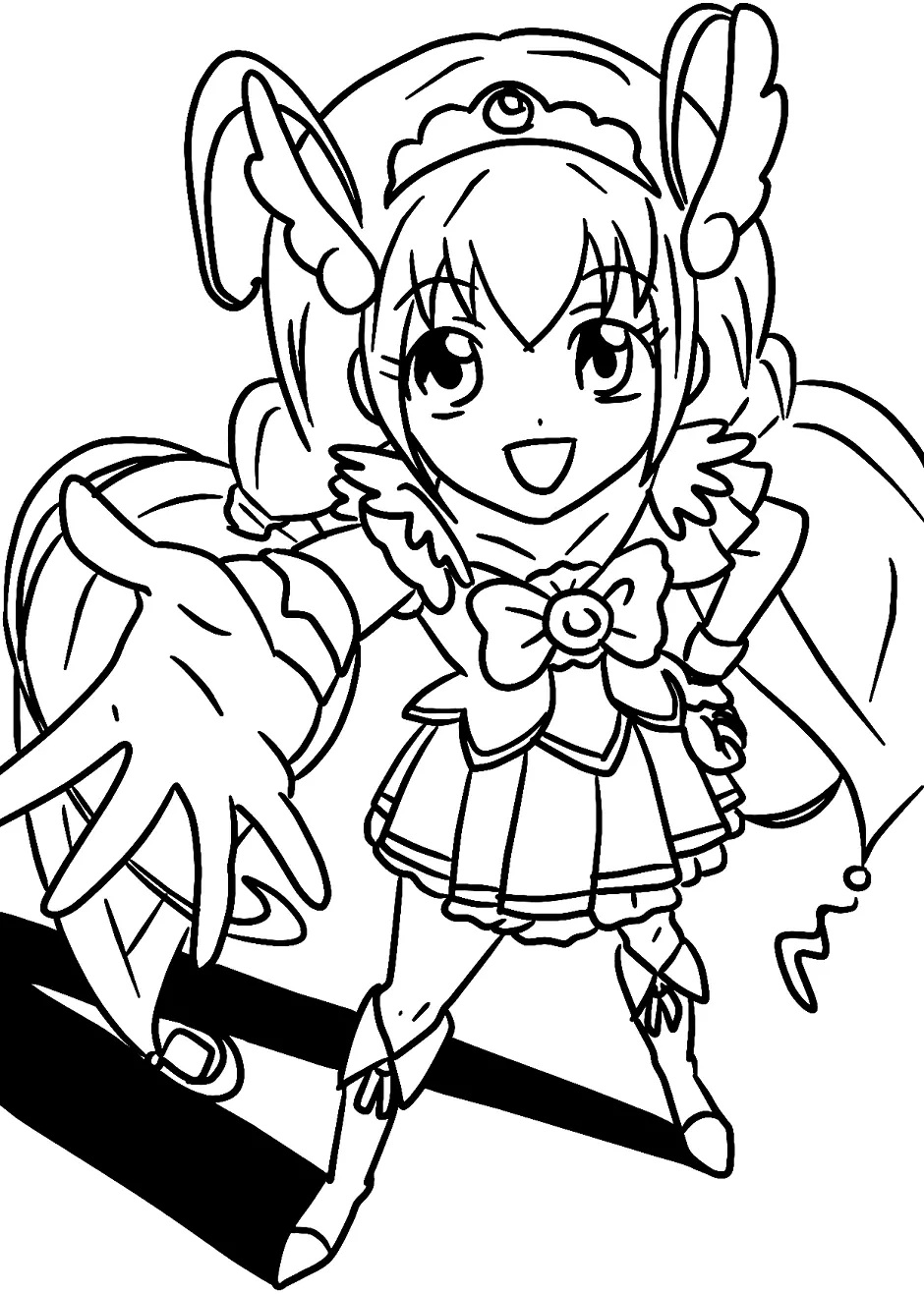 Çocuklar İçin Glitter Force Boyama Sayfaları 