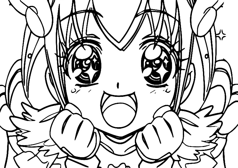 Çocuklar İçin Glitter Force Boyama Sayfaları 