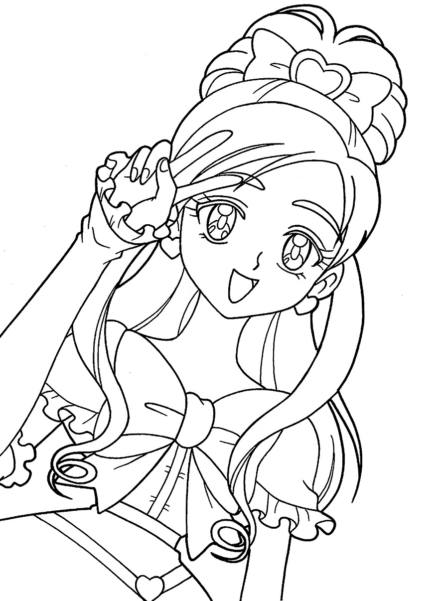 Çocuklar İçin Glitter Force Boyama Sayfaları 