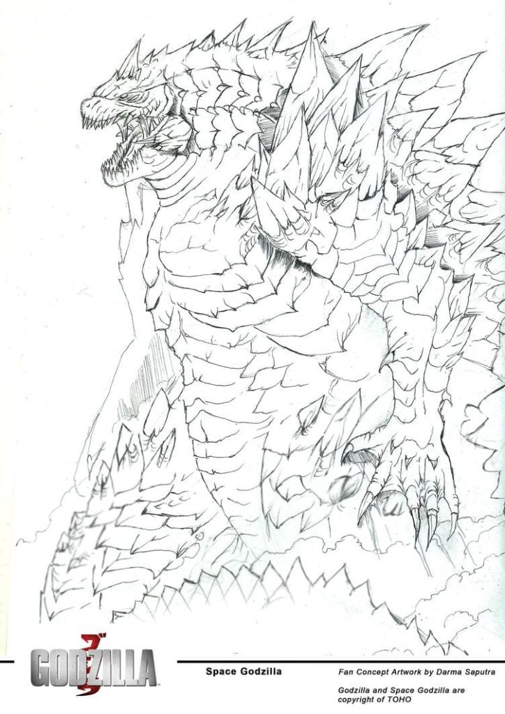 Çocuklar İçin Godzilla Boyama Sayfaları 