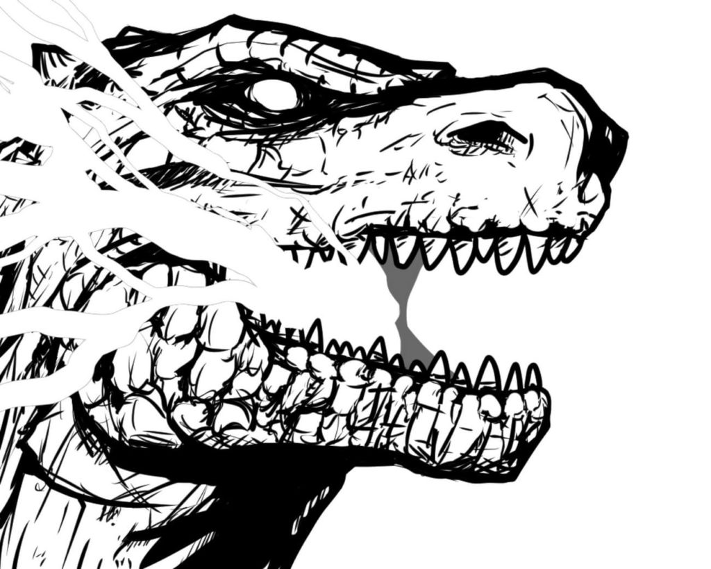 Çocuklar İçin Godzilla Boyama Sayfaları 