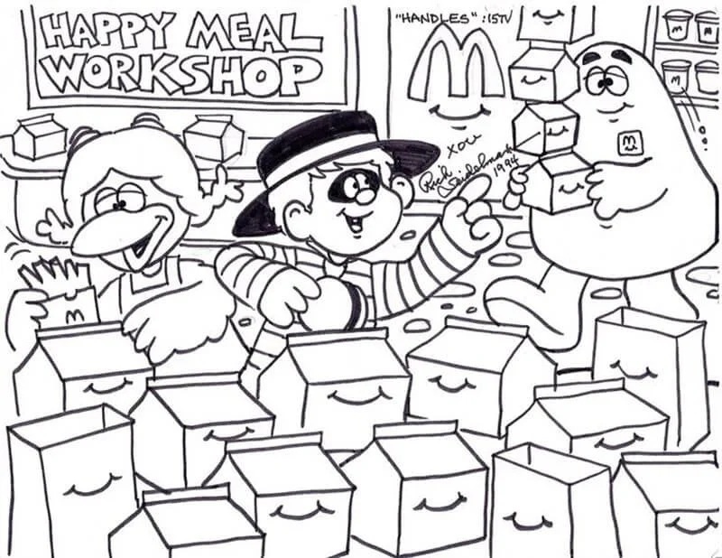 Çocuklar İçin Grimace Boyama Sayfaları 