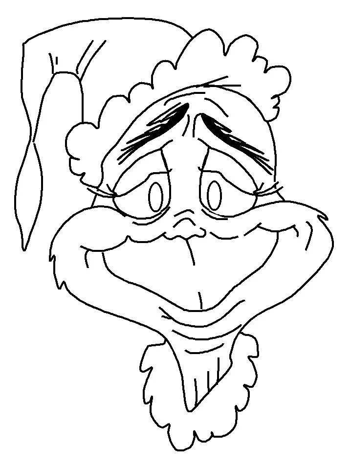 Çocuklar İçin Grinch Boyama Sayfaları 
