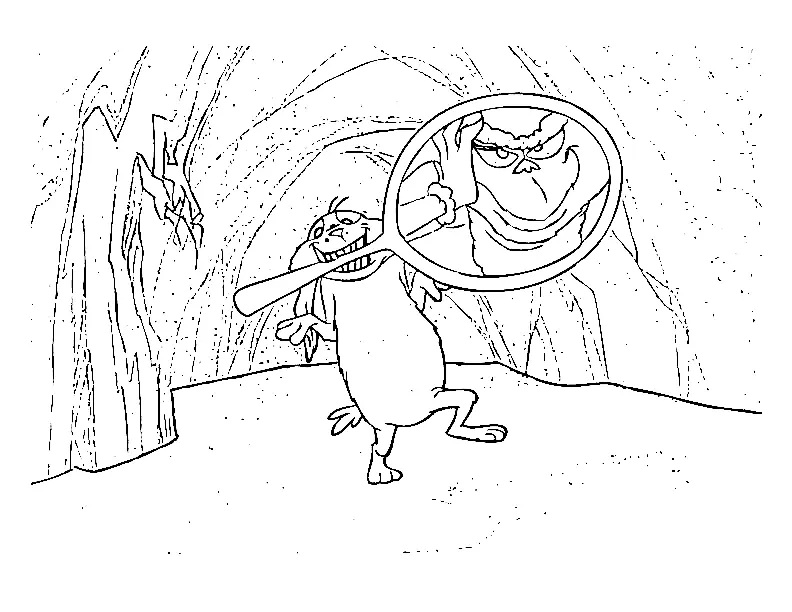 Çocuklar İçin Grinch Boyama Sayfaları 