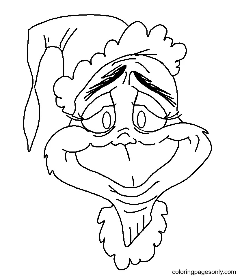 Çocuklar İçin Grinch Boyama Sayfaları 