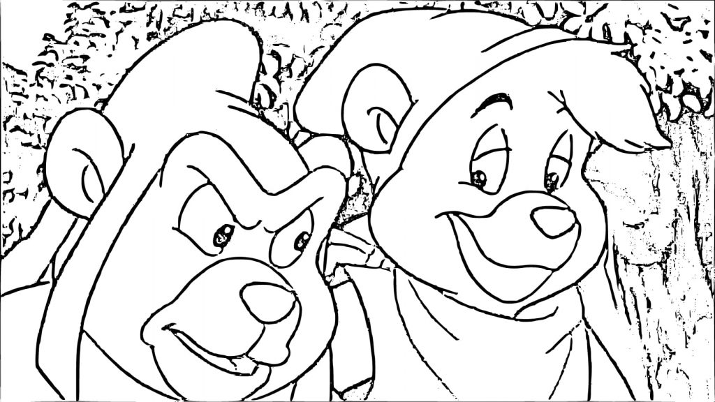 Çocuklar İçin Gummi Bears-Sakızlı Ayıcıklar Boyama Sayfaları 
