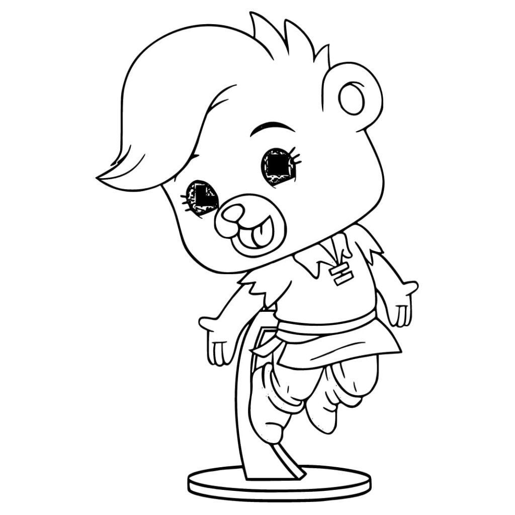 Çocuklar İçin Gummi Bears-Sakızlı Ayıcıklar Boyama Sayfaları 