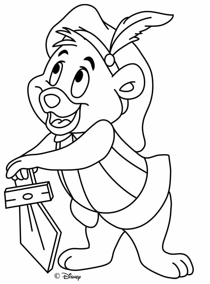 Çocuklar İçin Gummi Bears-Sakızlı Ayıcıklar Boyama Sayfaları 
