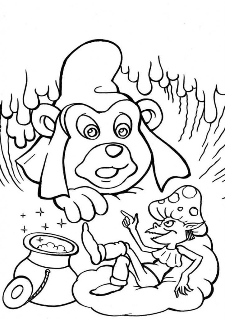 Çocuklar İçin Gummi Bears-Sakızlı Ayıcıklar Boyama Sayfaları 