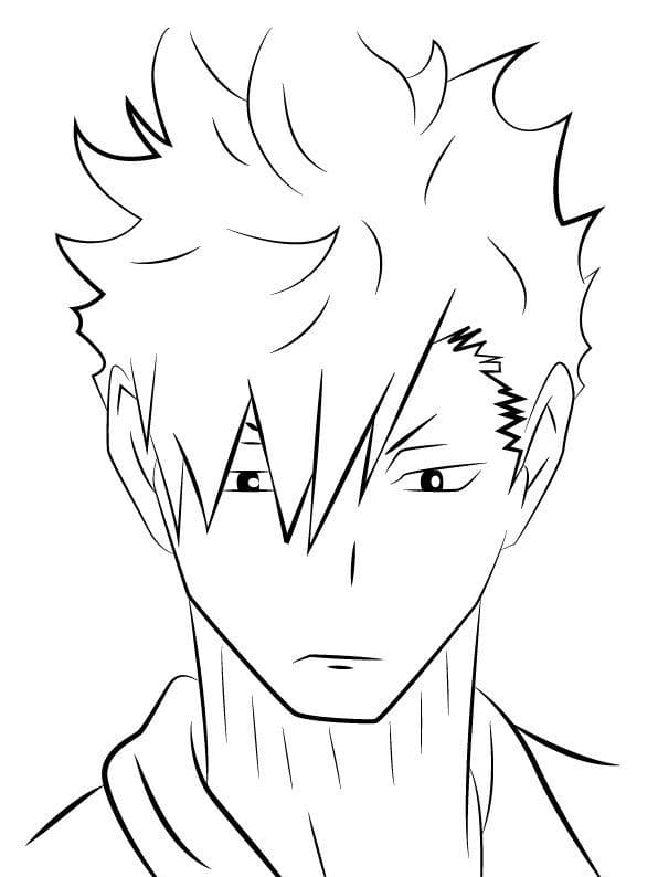 Çocuklar İçin Haikyuu Boyama Sayfaları 