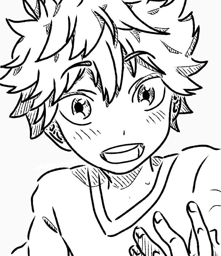 Çocuklar İçin Haikyuu Boyama Sayfaları 