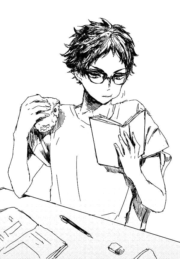 Çocuklar İçin Haikyuu Boyama Sayfaları 