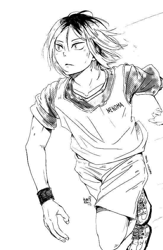 Çocuklar İçin Haikyuu Boyama Sayfaları 
