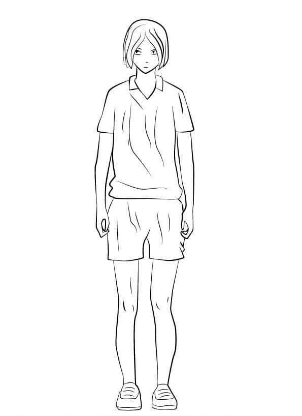 Çocuklar İçin Haikyuu Boyama Sayfaları 